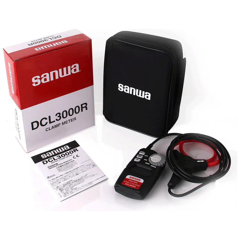 Sanwa DCL3000R Digital Clamp Meter with Flexible Conductor (AC+True RMS) | Sanwa by KHM Megatools Corp. Main image