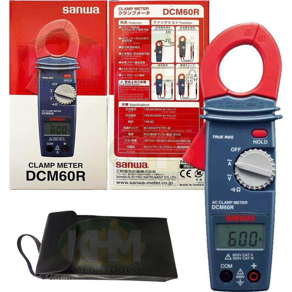 Sanwa DCM60R Digital Clamp Meter / Tester - KHM Megatools Corp. Main image