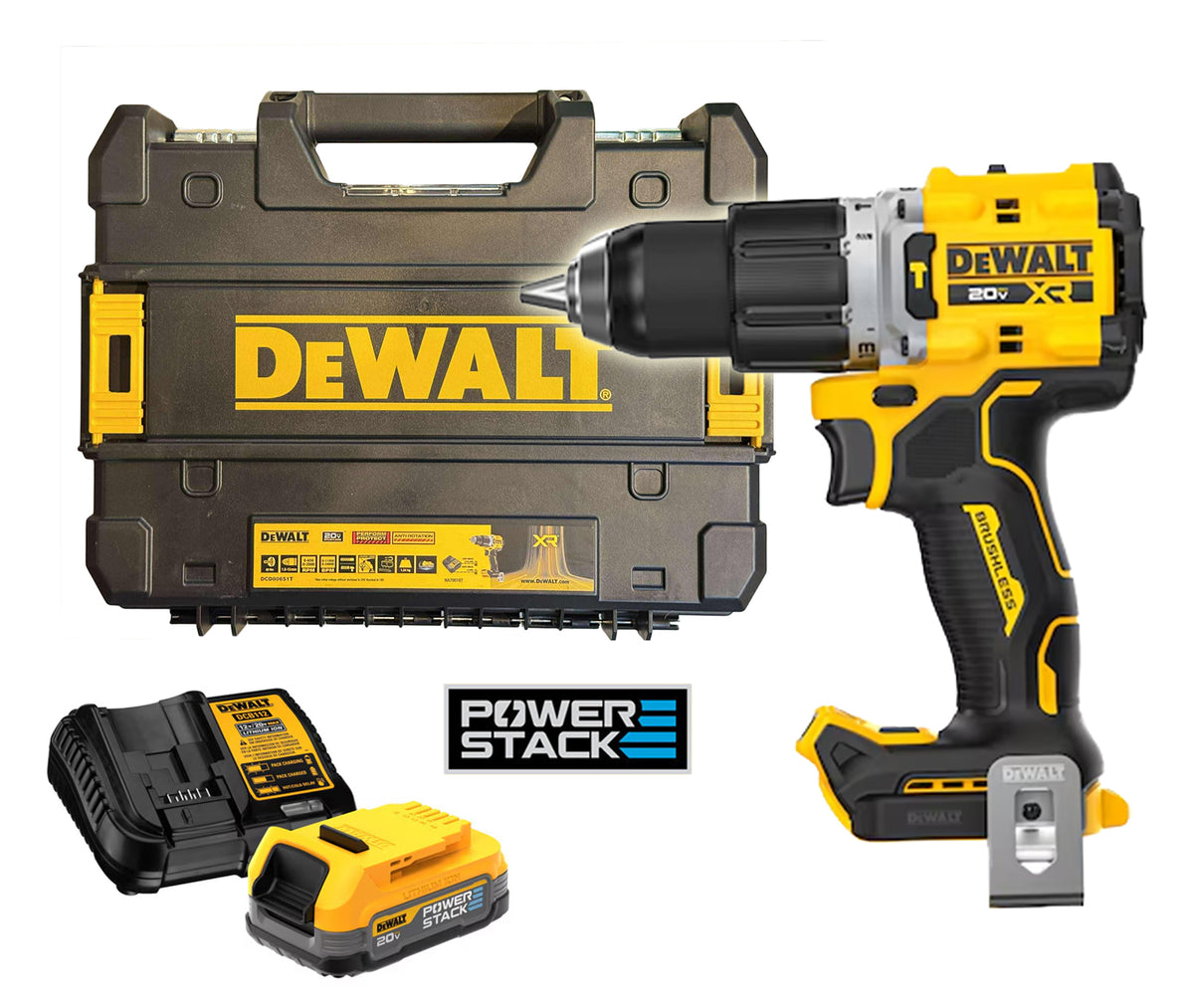 Dewalt DCD806S1T 20V Cordless Hammer Drill (1/2")
