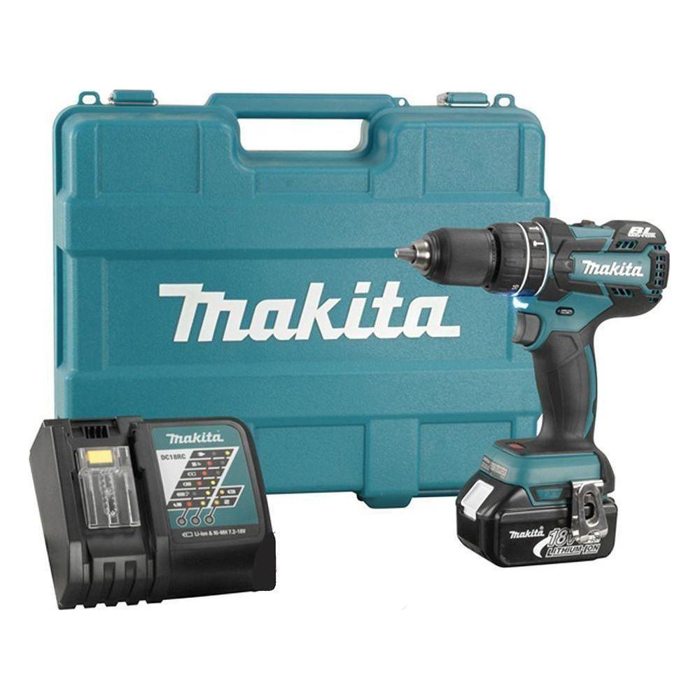 Makita DHP480RFE 18V [LXT-Series] Cordless Brushless Hammer Drill - Goldpeak Tools PH Makita Main image