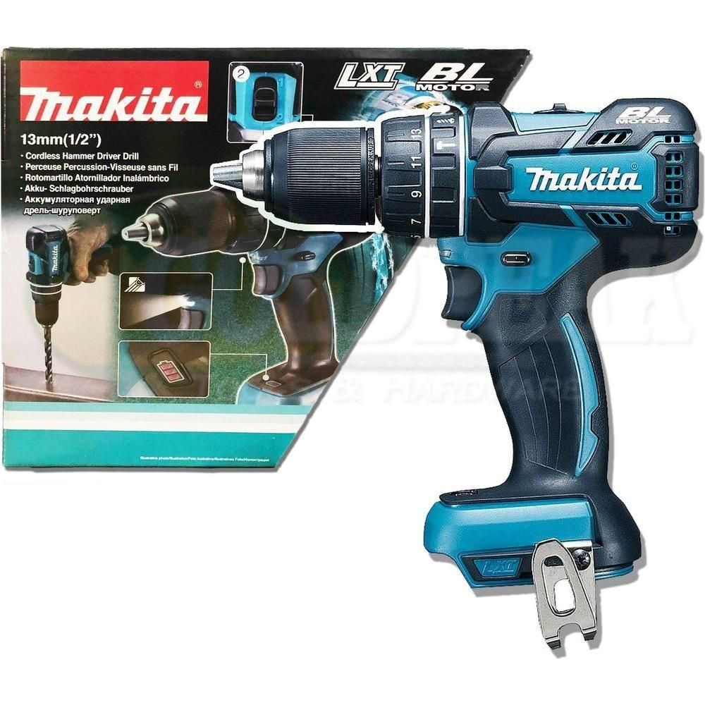 Makita DHP480Z 18V Cordless Brushless Hammer Drill [LXT-Series] (Bare) - Goldpeak Tools PH Makita Main image