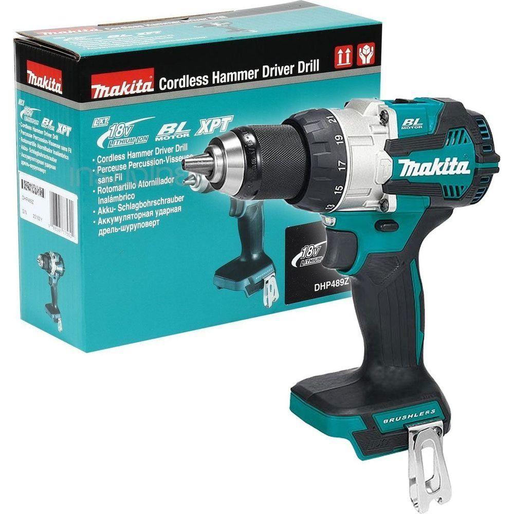 Makita DHP489Z 18V Cordless Brushless Hammer Drill 13mm (LXT) [Bare] - KHM Megatools Corp. Main image