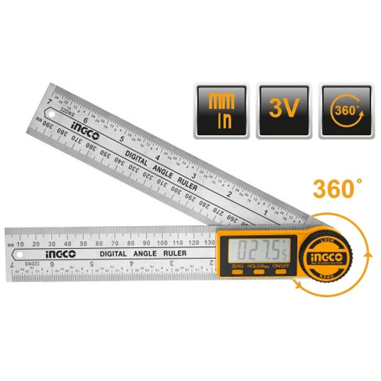 Ingco HDAR20701 Digital Angle Ruler - KHM Megatools Corp. Main image