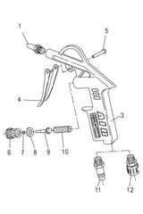 GAV 60A Pneumatic Inflating Gun / Air Duster - KHM Megatools Corp.