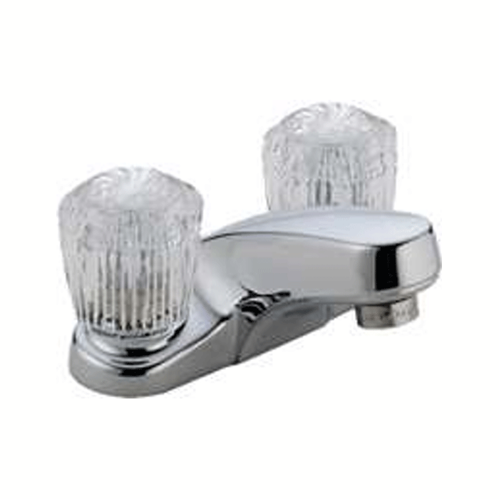 Delta Two Handle Centerset without Pop-up Acrylic Handle