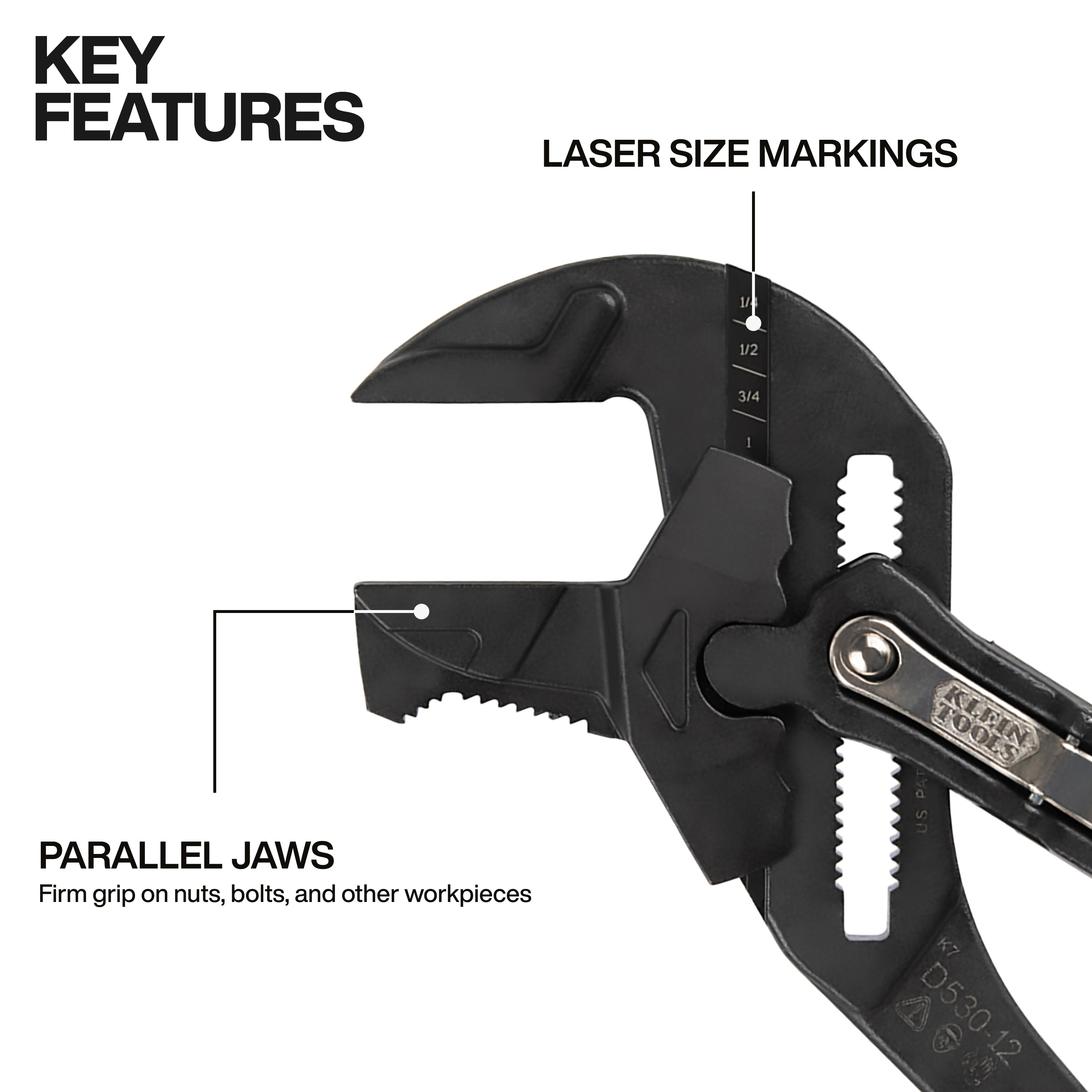 Klein D53003KIT Plier Wrench Set 3pcs