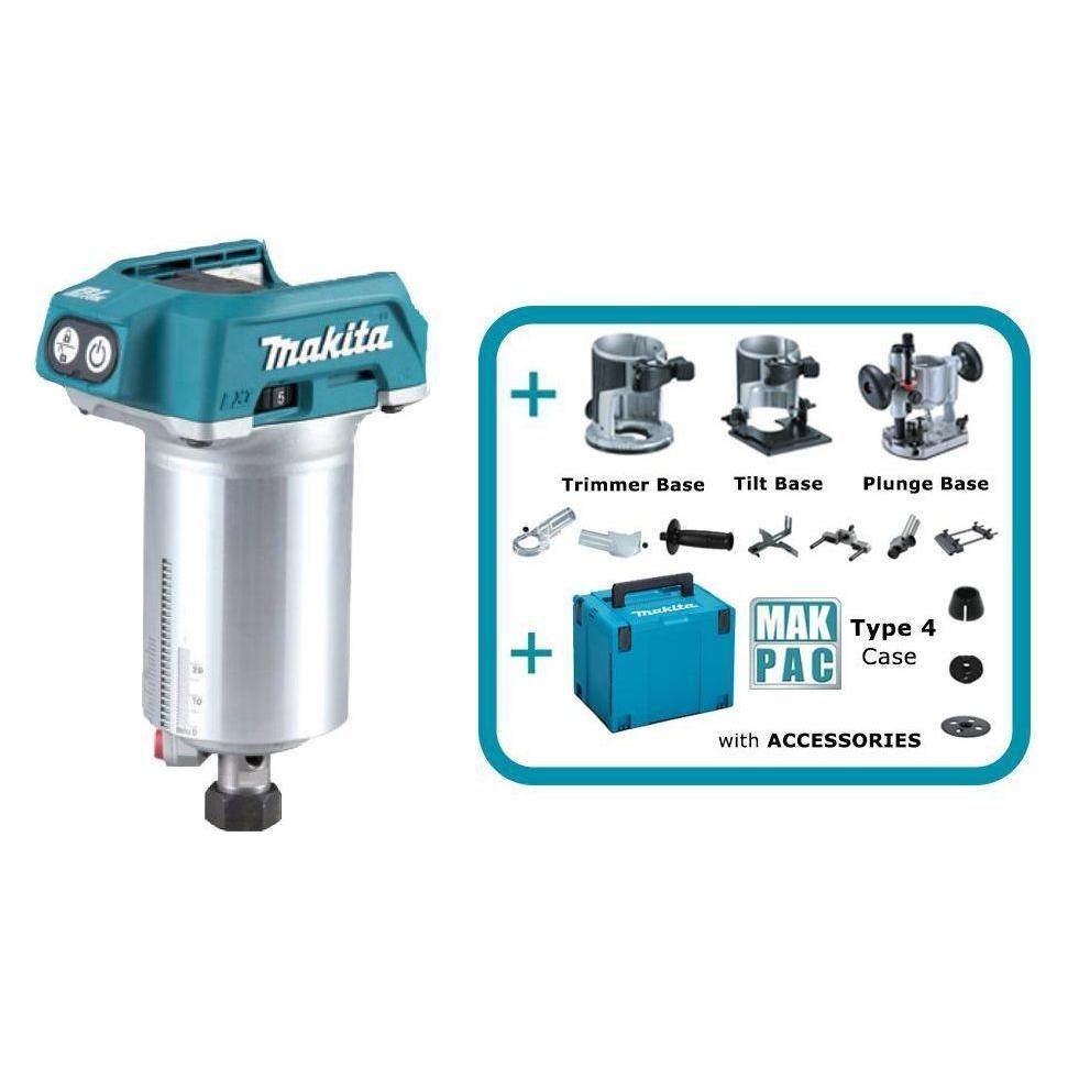 Makita DRT50ZJX9 18V Cordless Router Set (LXT-Series) [Bare] - Goldpeak Tools PH Makita Main image