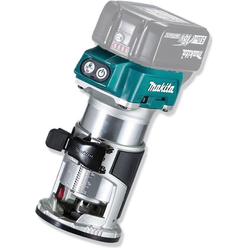 Makita DRT50Z 18V Cordless Brushless Laminate Trimmer / Palm Router (LXT-Series) [Bare] - Goldpeak Tools PH Makita Main image