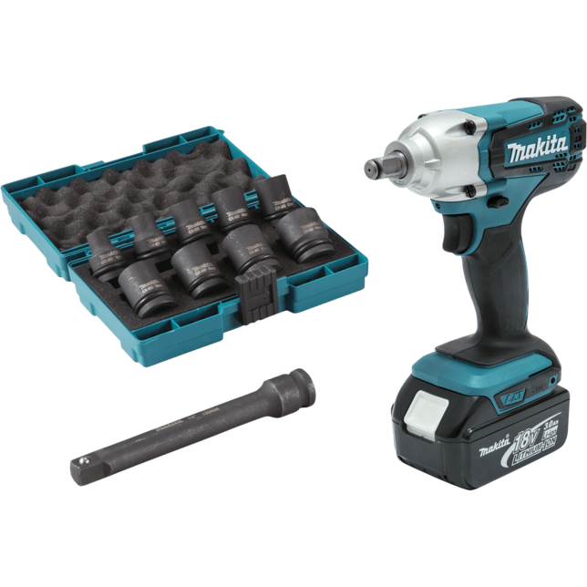 Makita DTW190JX1 18V Cordless Impact Wrench (LXT-Series) - Goldpeak Tools PH Makita Main image