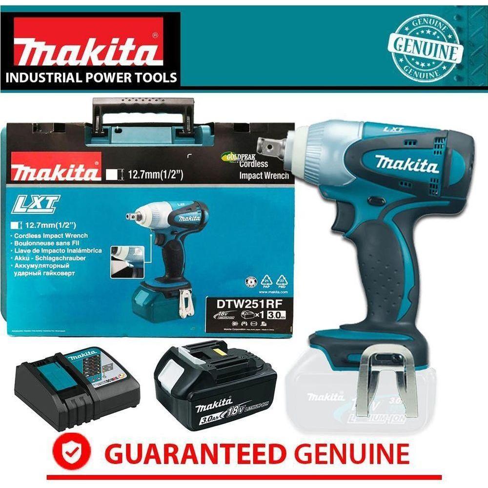 Makita DTW251RF 18V Cordless Impact Wrench 1/2" Drive 230Nm (LXT) [Kit] Secondary image