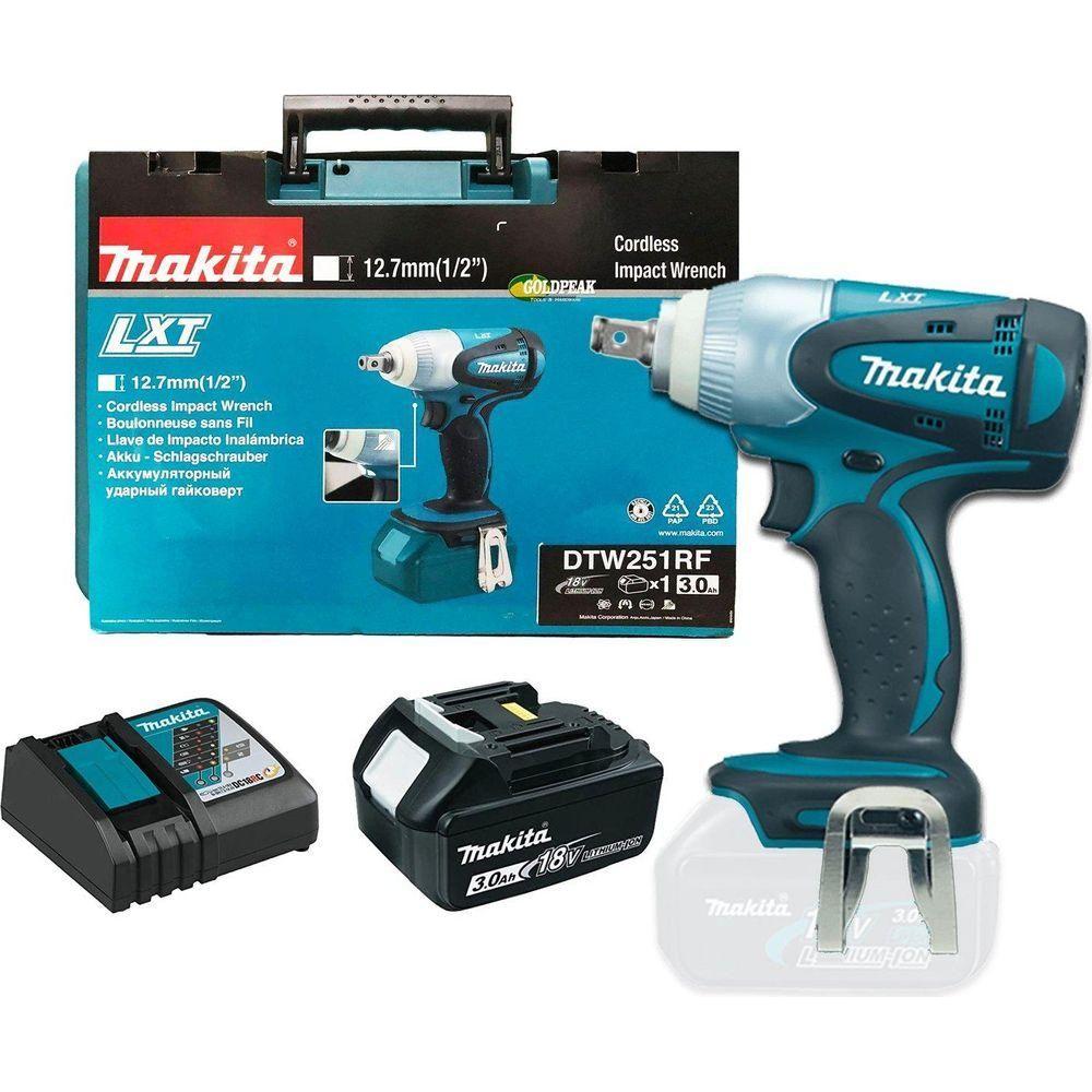 Makita DTW251RF 18V Cordless Impact Wrench (LXT-Series) - Goldpeak Tools PH Makita