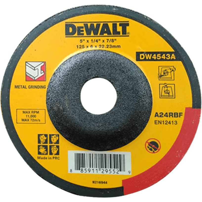 Dewalt DW45343A Grinding Disc 5" for Metal - KHM Megatools Corp. Main image