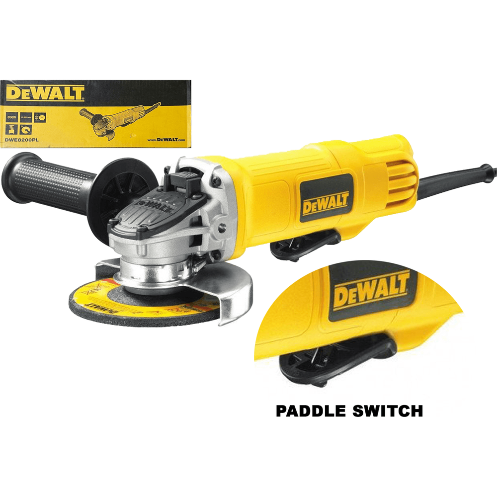 Dewalt DWE8200PL Angle Grinder 4" 850W (Paddle Switch) - KHM Megatools Corp. Main image