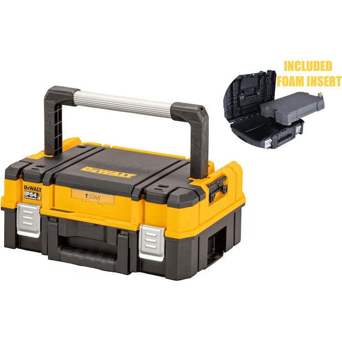 Dewalt DWST83344-1 Tool Box (Shallow) IP54 Top Organizer [TSTAK] - KHM Megatools Corp. Main image