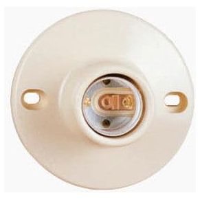 Omni E27-130 Ceiling Receptacle 3-1/2" with Screw 6A 250V | Omni by KHM Megatools Corp.