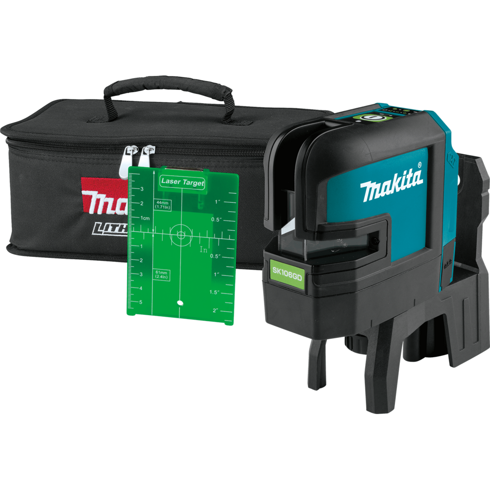 Makita SK106GDZ Cordless Cross Line Laser Level (Green) 12V CXT [Bare] Secondary image