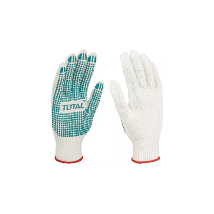 Total TSP11102 Knitted & PVC Dots Cotton Gloves Secondary image