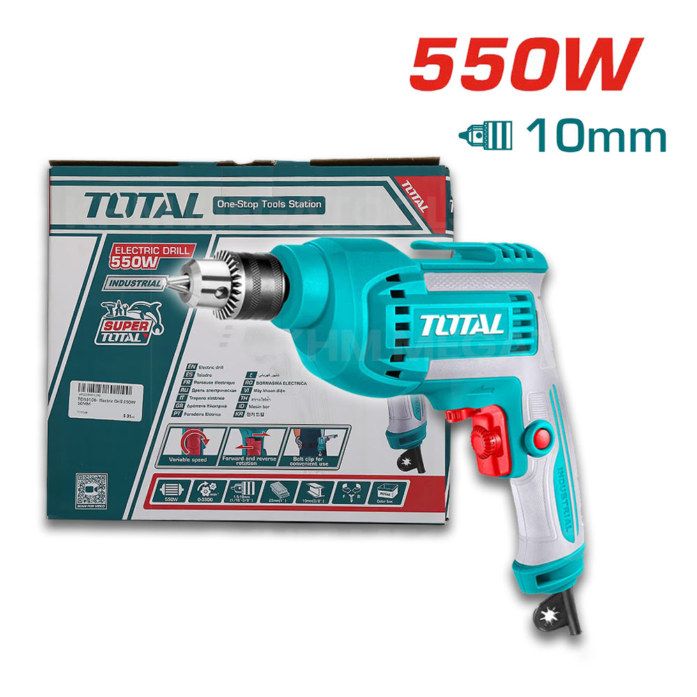 Total TD55108 Electric Drill 550W - ToolsSavvy.ph