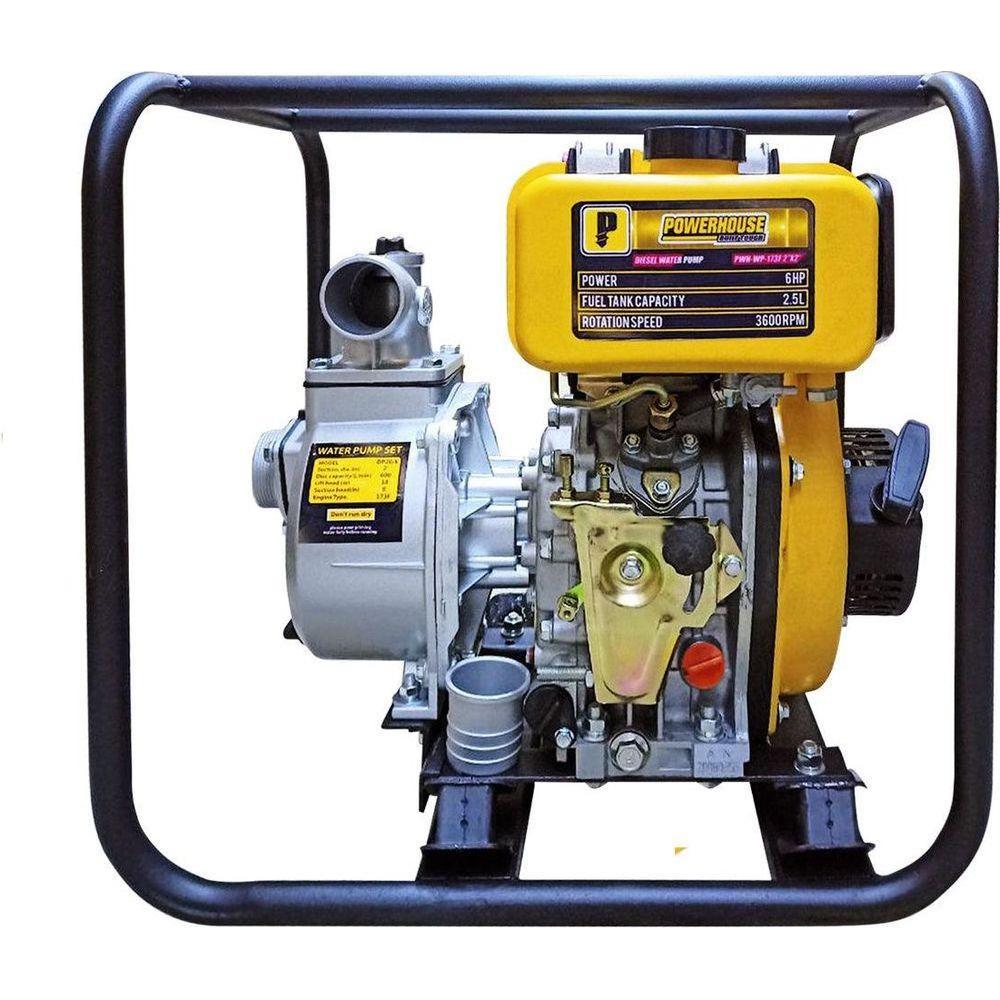 Powerhouse PWH-WP-173F Diesel Engine Water Pump 2" x 2" - KHM Megatools Corp. Main image