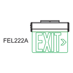 Firefly Single-Faced Exit Light with Wall/Ceiling Mount Option 3.6V 350mAh Ni-CD Battery | Firefly by KHM Megatools Corp.