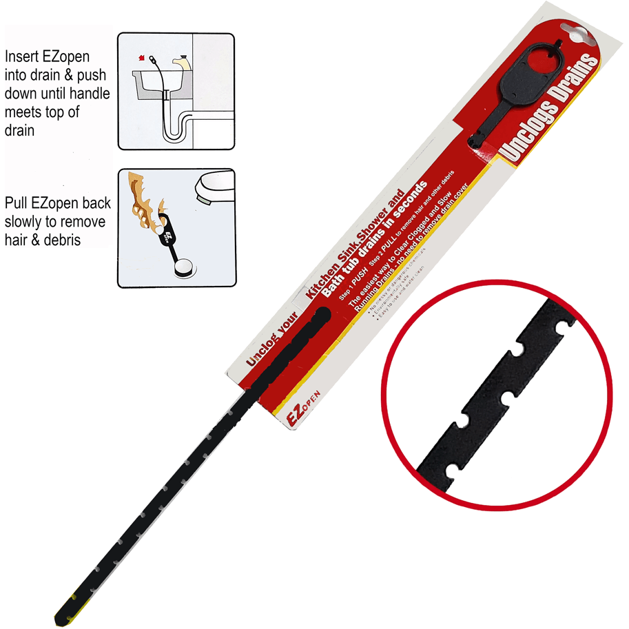 Black Hawk 1401 EZ Open Drain Unclogger (Clog Remover) 450mm - KHM Megatools Corp. Main image