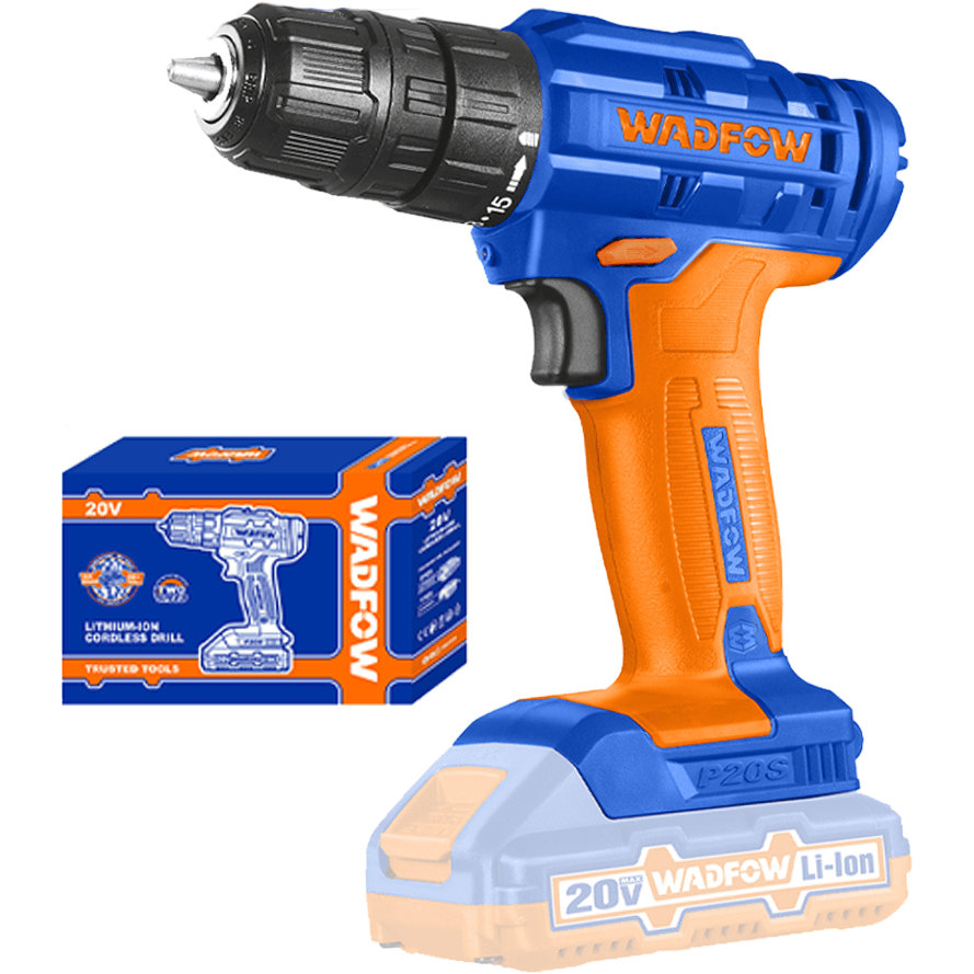 Wadfow WCDP511 Li-Ion Cordless Drill 20V - KHM Megatools Corp. Main image