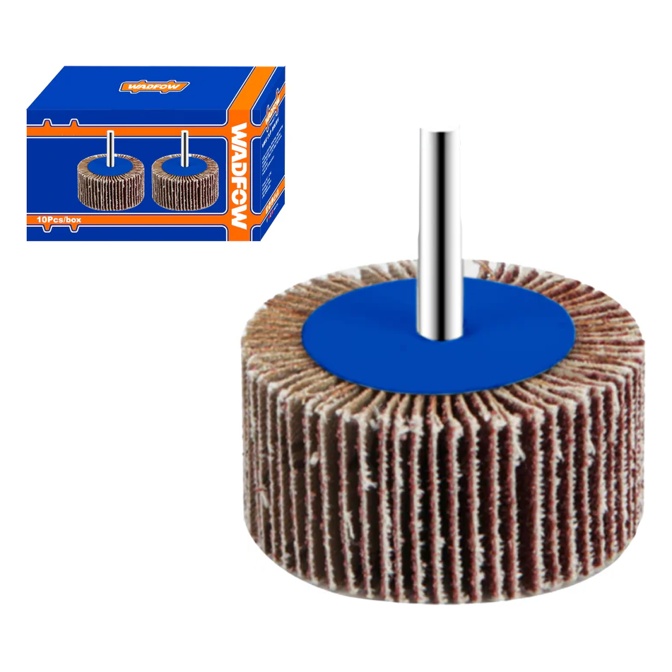 Wadfow Flap Wheel with Shaft 2" | Wadfow by KHM Megatools Corp. Main image