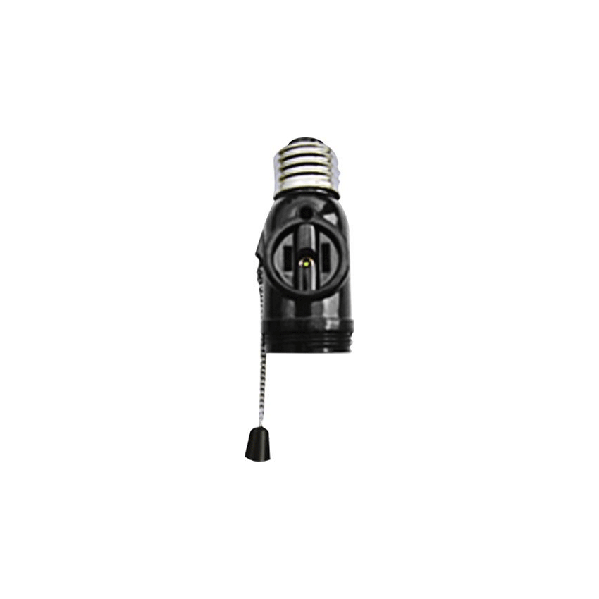Firefly FELH103 Pull Chain Socket w/ Flat Pin Outlet