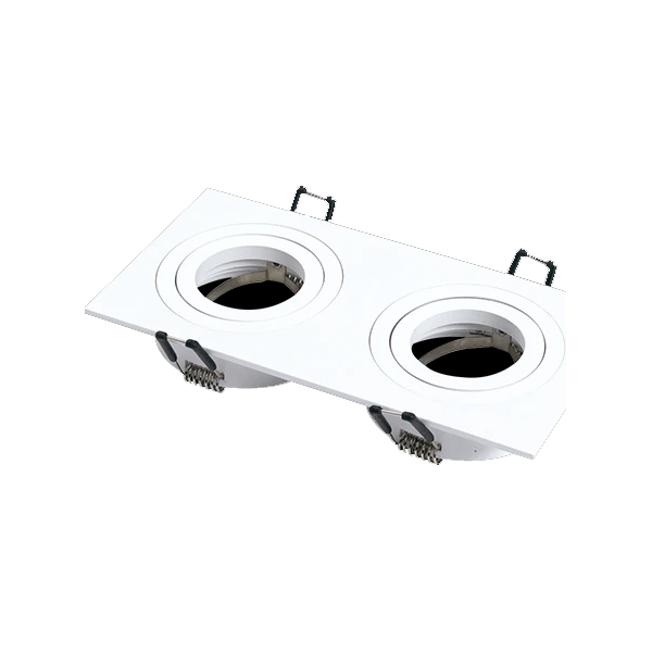 Firefly Twin MR16 Downlight Fixture  with GU10 Lampholder