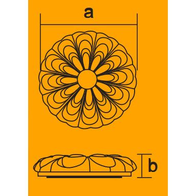 Firefly Functional Decorative LED Ceiling Lamp with remote control (Daisy) Secondary image