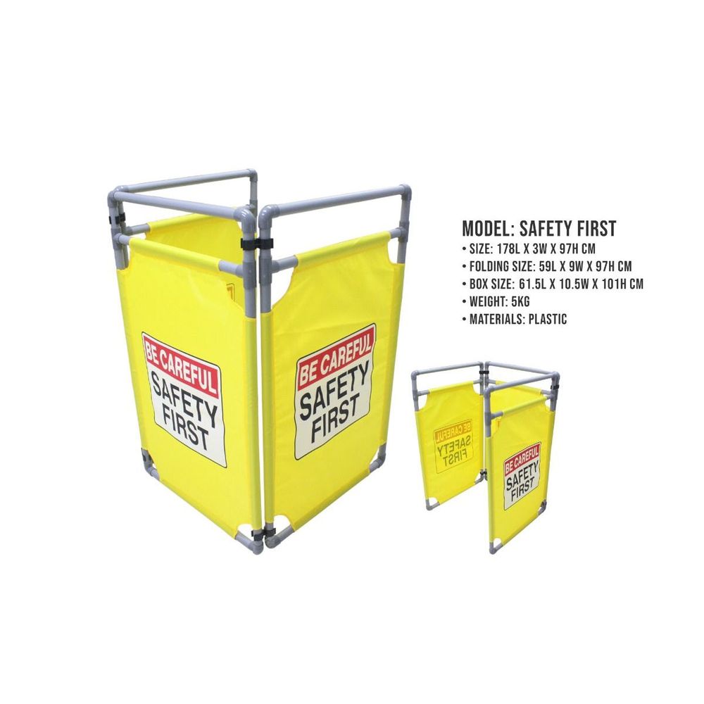 First Folding Fabric Barrier (Safety First) | First Traffic & Safety by KHM Megatools Corp. Main image