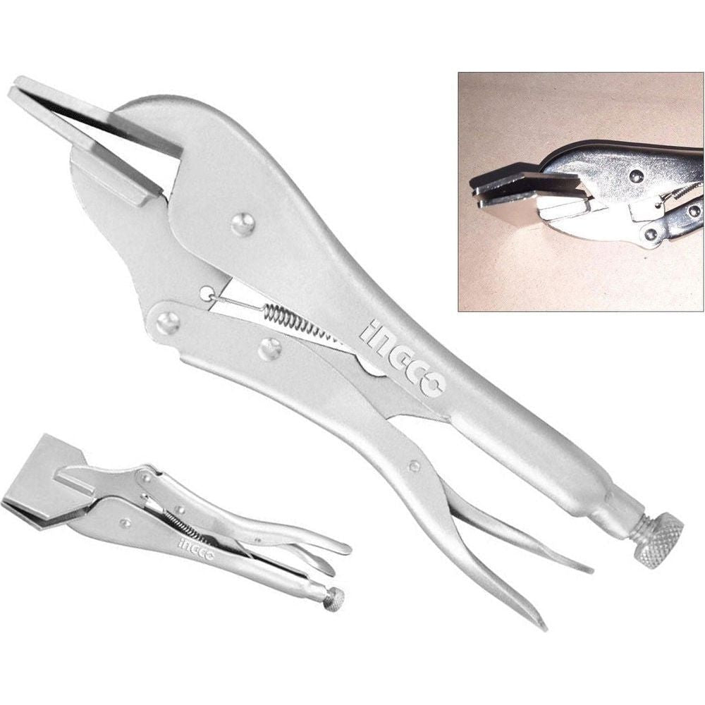 Ingco HFLP0110 Flat Locking Plier 10" - KHM Megatools Corp. Main image