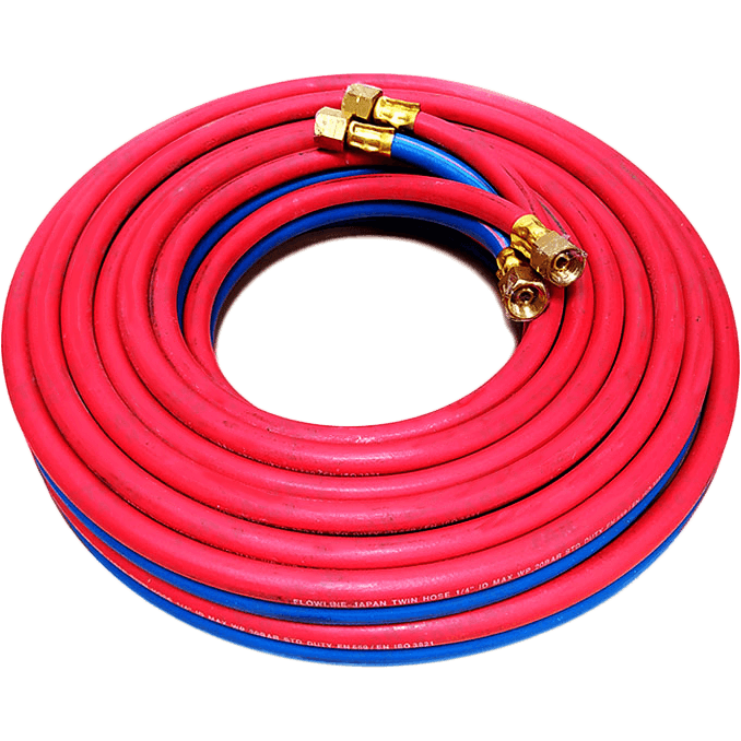 Flowline Twin Hose with Fittings (Blue|Red) - KHM Megatools Corp. Main image