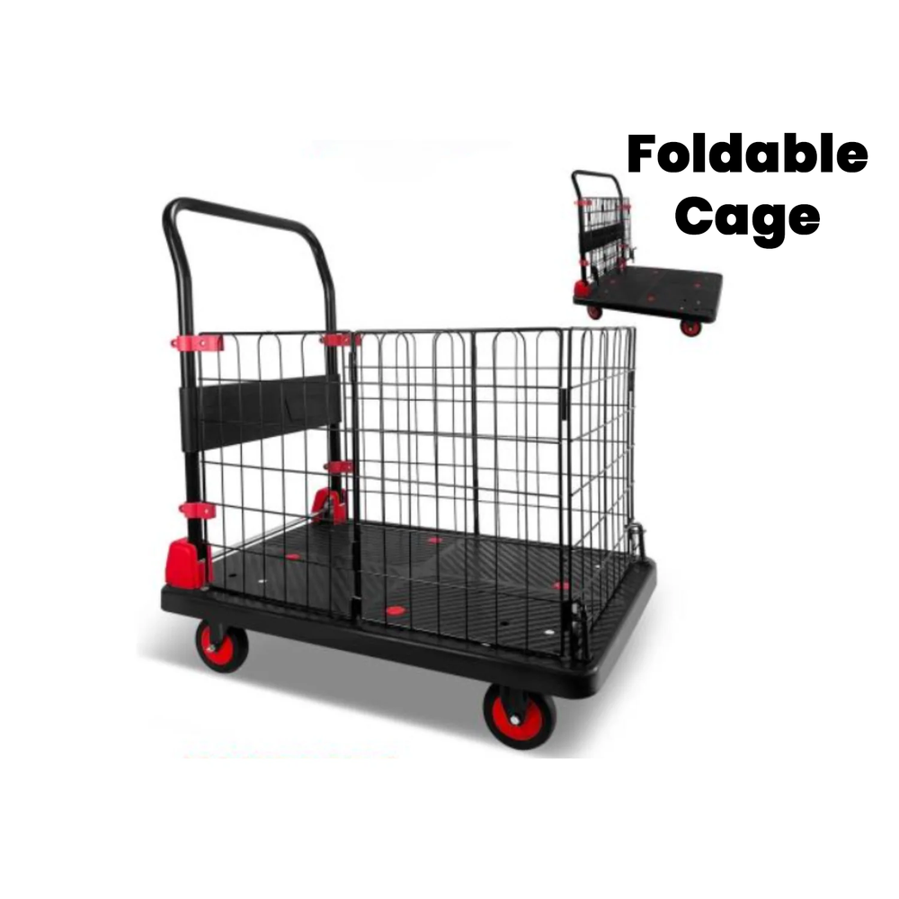 Homecare Platform Trolley / Truck Cart with Foldable Cage | Homecare by KHM Megatools Corp. Main image