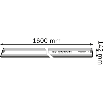 Bosch FSN 1600 Guide Rail for Plunge Saw Secondary image