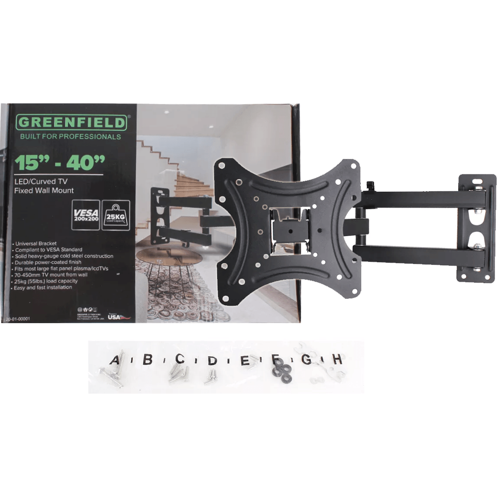 Greenfield MCR-X200 TV Wall Mount Bracket 15"-40" - KHM Megatools Corp. Main image
