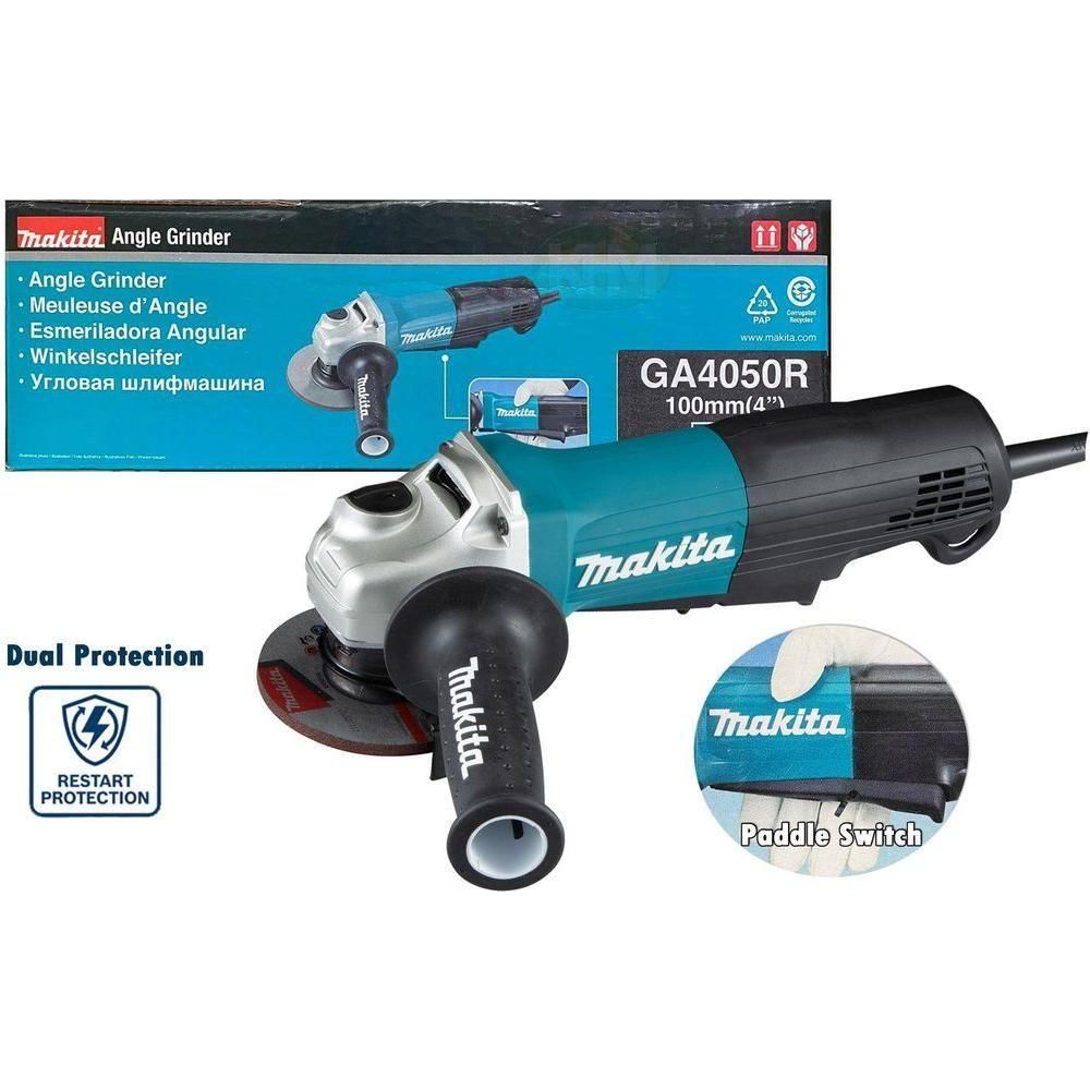 Makita GA4050R Angle Grinder 4" (Paddle Switch) 1,300W | Makita by KHM Megatools Corp. Main image