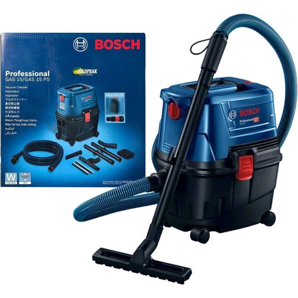 Bosch GAS 15 Wet & Dry Vacuum with Original Box Packaging Main image