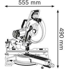 Bosch GCM 350-254 Sliding Compound Miter Saw - Goldpeak Tools PH Bosch