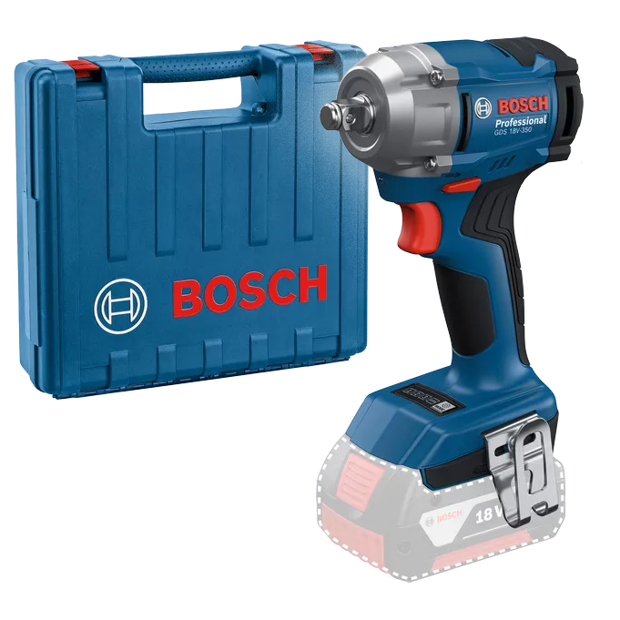 Bosch GDS 18V-350 Cordless Impact Wrench 1/2" Drive 350Nm [Bare] | Bosch by KHM Megatools Corp. Main image