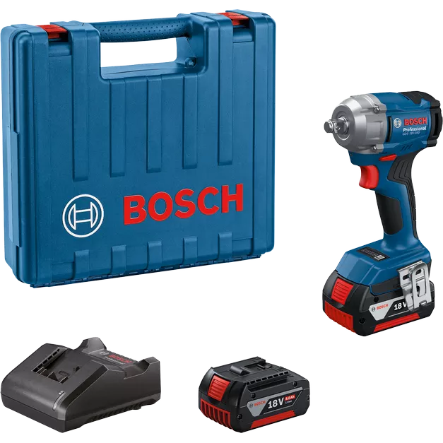 Bosch GDS 18V-350 Cordless Impact Wrench 1/2" Drive 350Nm [Kit] | Bosch by KHM Megatools Corp. Main image