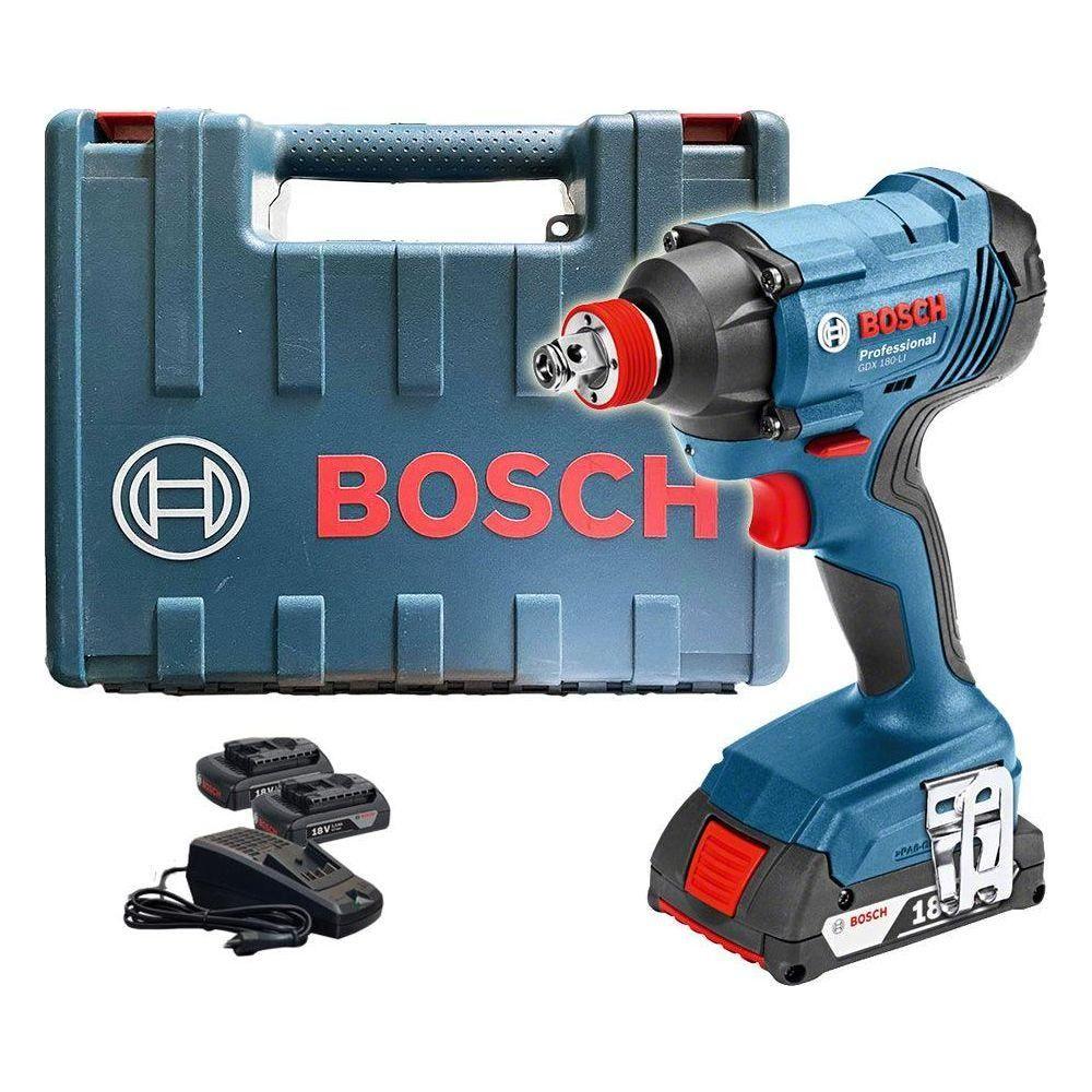 Bosch GDX 180-Li 2in1 Cordless Impact Driver / Wrench 1/2" Drive 180Nm 18V [Kit] (Open Seal) Secondary image