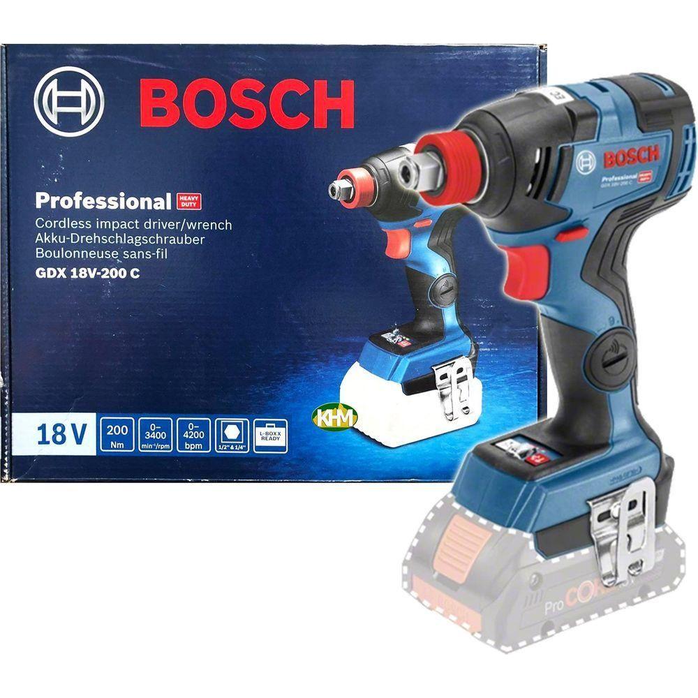 Bosch GDX 18V-200 C (2in1) Cordless Brushless Impact Driver / Impact Wrench | Bosch by KHM Megatools Corp. Main image