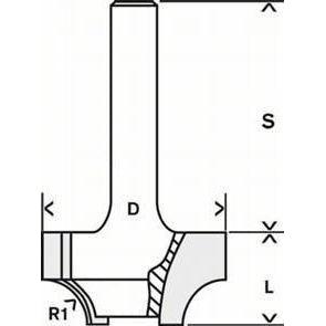 Bosch Roman Ogee / Edge Profiling Router Bit Secondary image