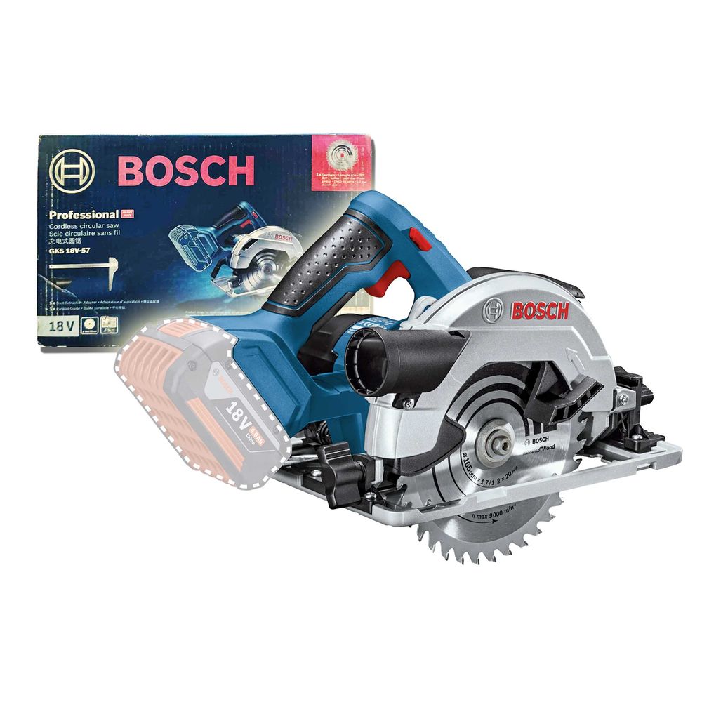 Bosch GKS 18V-57 Cordless Circular Saw 18V Carton [06016A22L0] (Bare) - ToolsSavvy.ph
