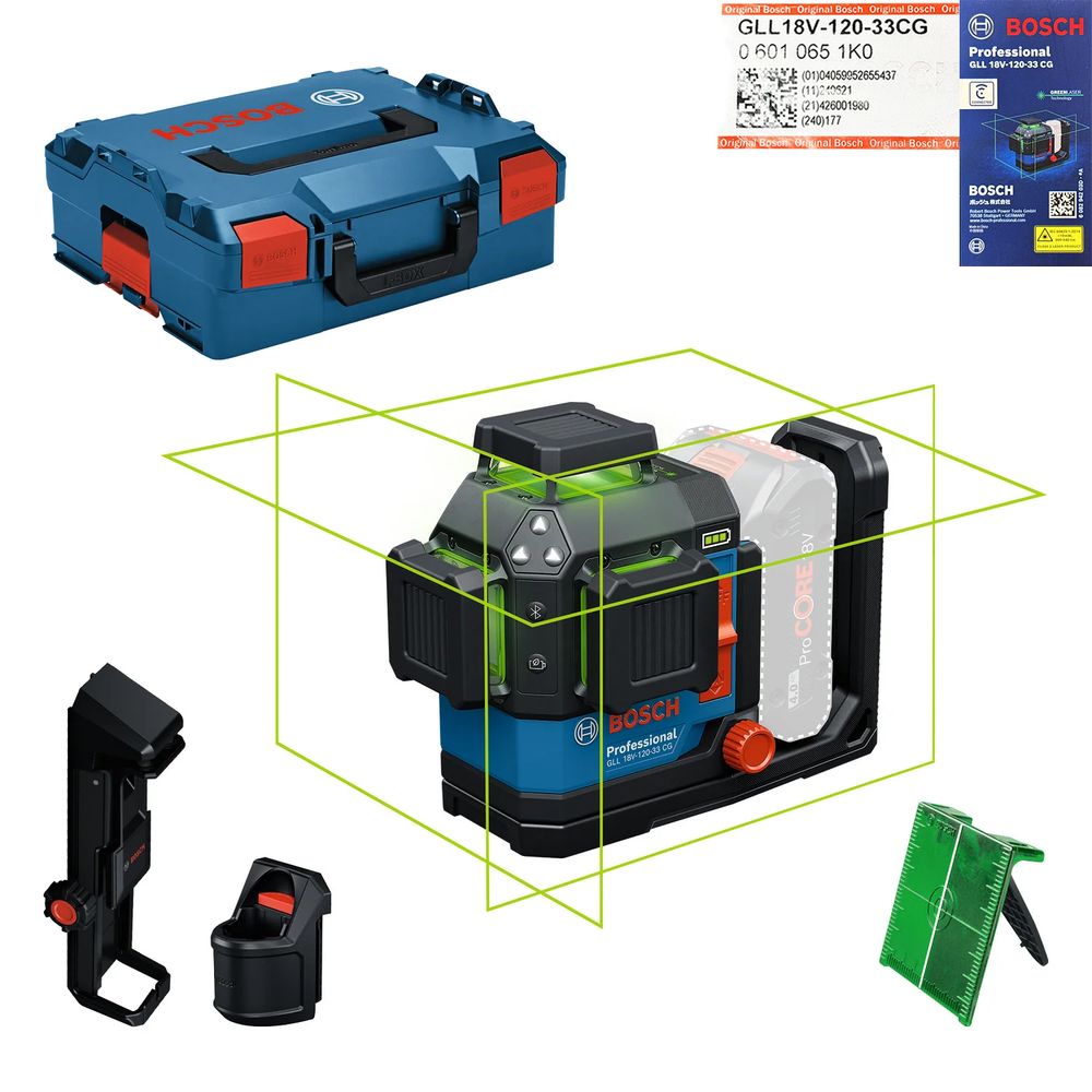 Bosch GLL 18V-120-33 CG Line Laser 12V 18V 35m (Bare) | Bosch by KHM Megatools Corp. Main image