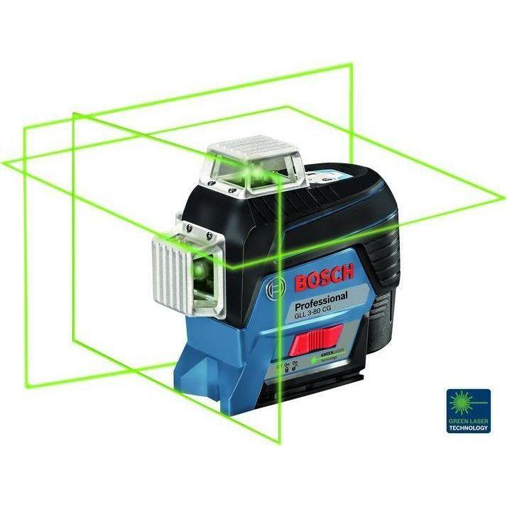 Bosch GLL 3-80 CG Line Laser Level (Green Laser) - Goldpeak Tools PH Bosch Main image