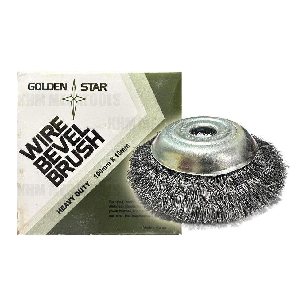 Golden Star Wire Bevel Brush 4" - KHM Megatools Corp. Main image