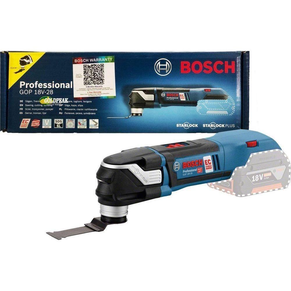 Bosch GOP 18V-28 Brushless Cordless Oscillating Tool / Multi Tool (Bare Tool) - Goldpeak Tools PH Bosch Main image