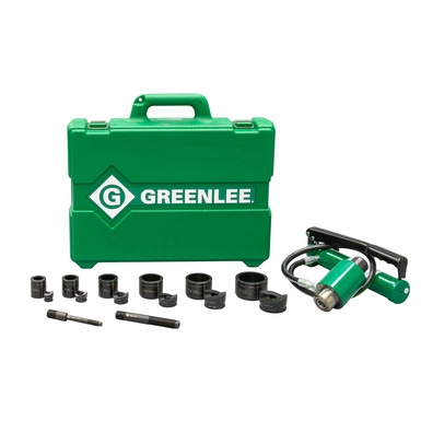 Greenlee 7310SB Hydraulic Knock Out Punch / Puncher Kit with Hand Pump 1/2" - 4" | Greenlee by KHM Megatools Corp.